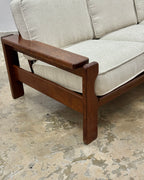 SOLID IMBUIA 3 SEATER SOFA