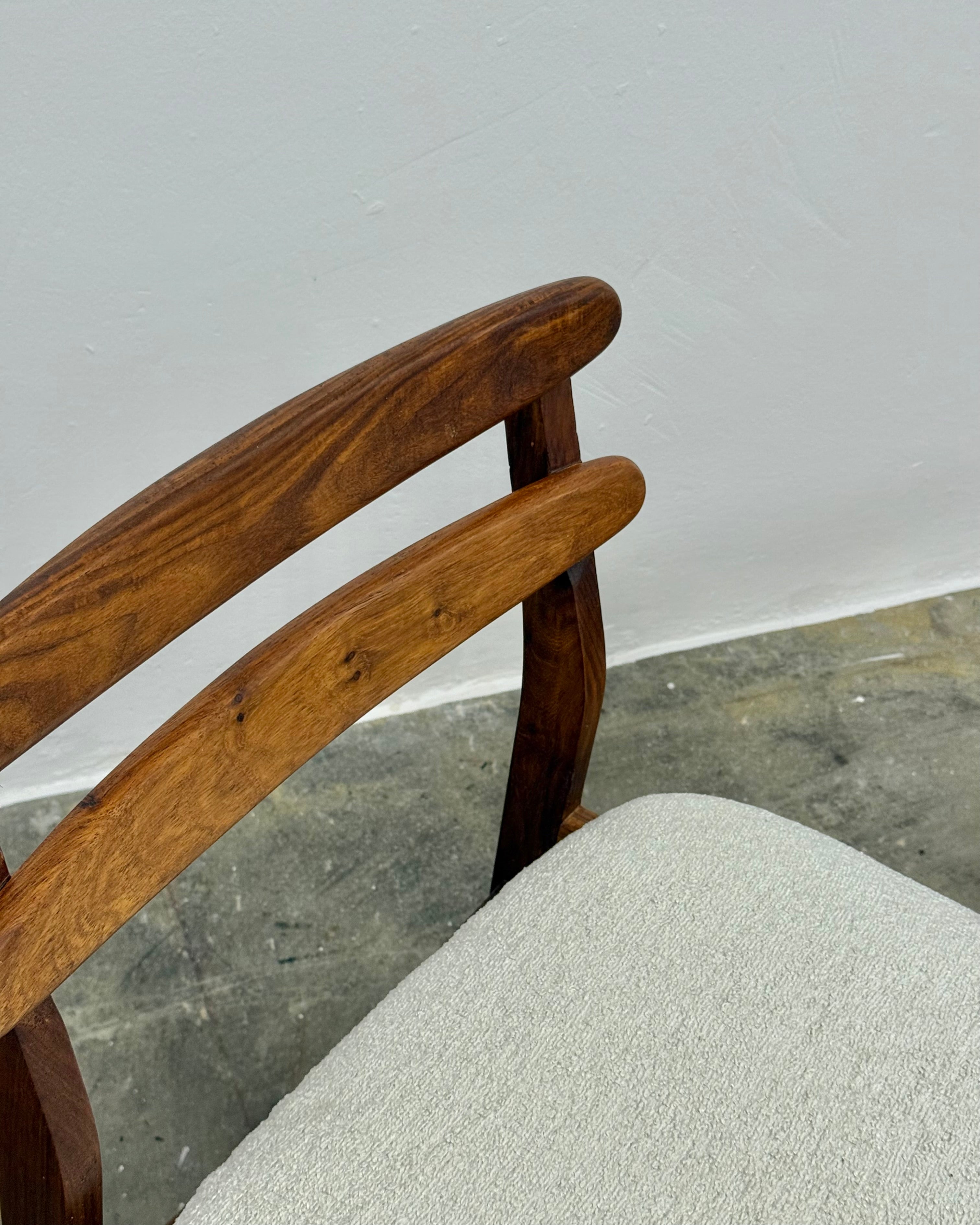 SET OF 6 X MID-CENTURY KIAAT DINING CHAIRS