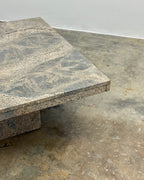 VINTAGE GRANITE COFFEE TABLE