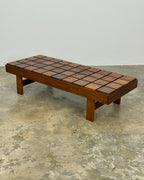 MID-CENTURY CUBIST STYLE COFFEE TABLE