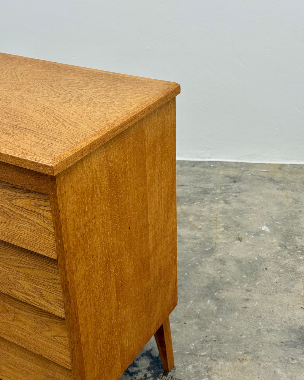 RETRO OAK CHEST OF DRAWERS