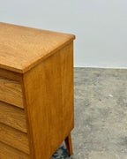 RETRO OAK CHEST OF DRAWERS