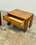 PAIR OF MID-CENTURY PEDESTALS IN KIAAT