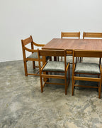 MID-CENTURY 8 SEATER DINING SET BY TORRENTE