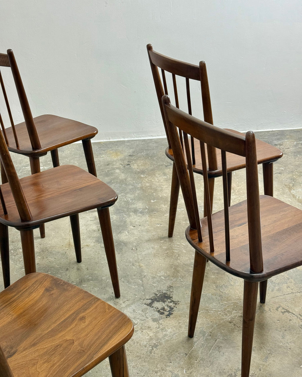 SOLID IMBUIA ‘KARIN’ DINING SET - EE MEYER FOR BINNEHUIS