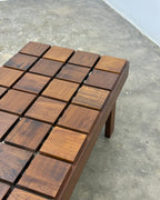 MID-CENTURY CUBIST STYLE COFFEE TABLE