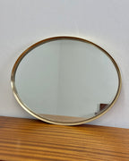 RETRO SOLID BRASS OVAL MIRROR