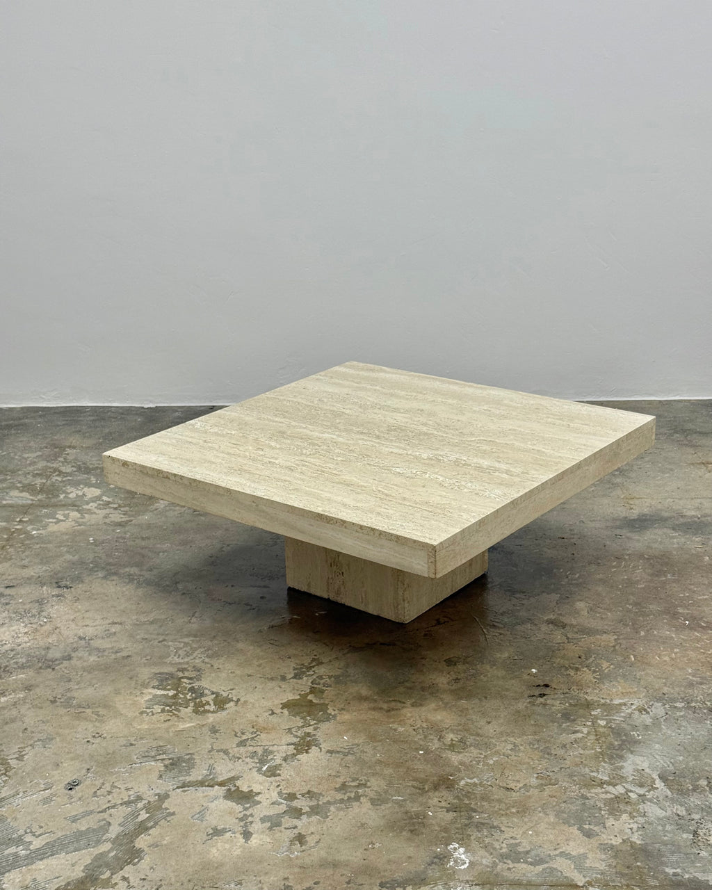 TRAVERTINE COFFEE TABLE