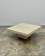 TRAVERTINE COFFEE TABLE