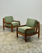 MID-CENTURY KIAAT ARMCHAIR PAIR
