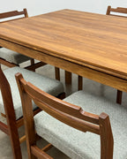 MID-CENTURY 6 SEATER DINING SET BY NOVOCRAFT