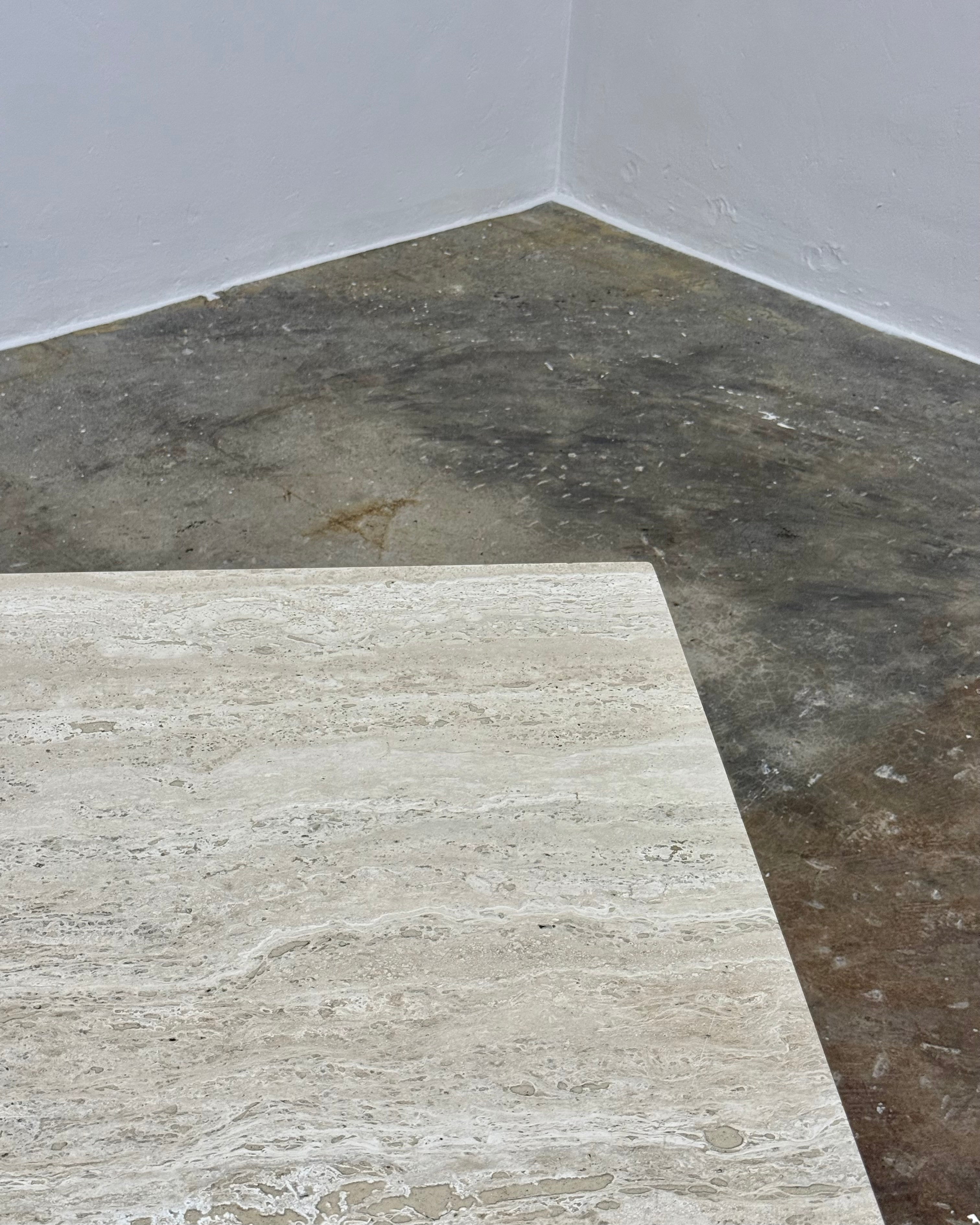 TRAVERTINE COFFEE TABLE