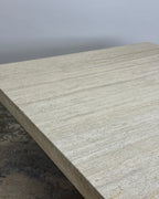 VINTAGE TRAVERTINE DINING TABLE