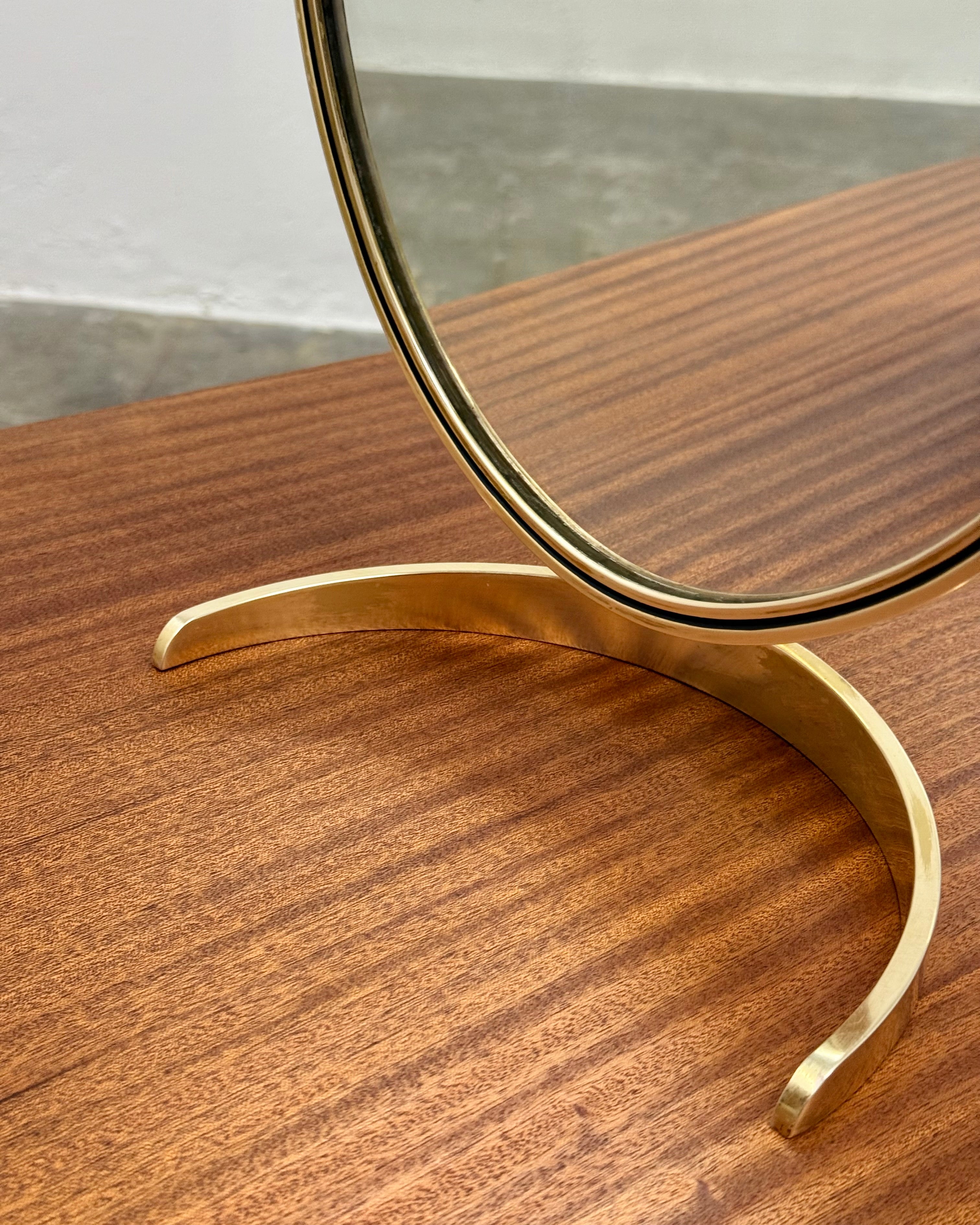 RETRO SOLID BRASS VANITY MIRROR (2 AVAILABLE)