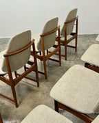 SET OF 8 x FRYSTARK DINING CHAIRS