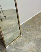 RETRO RECTANGULAR MIRROR - SOLID BRASS