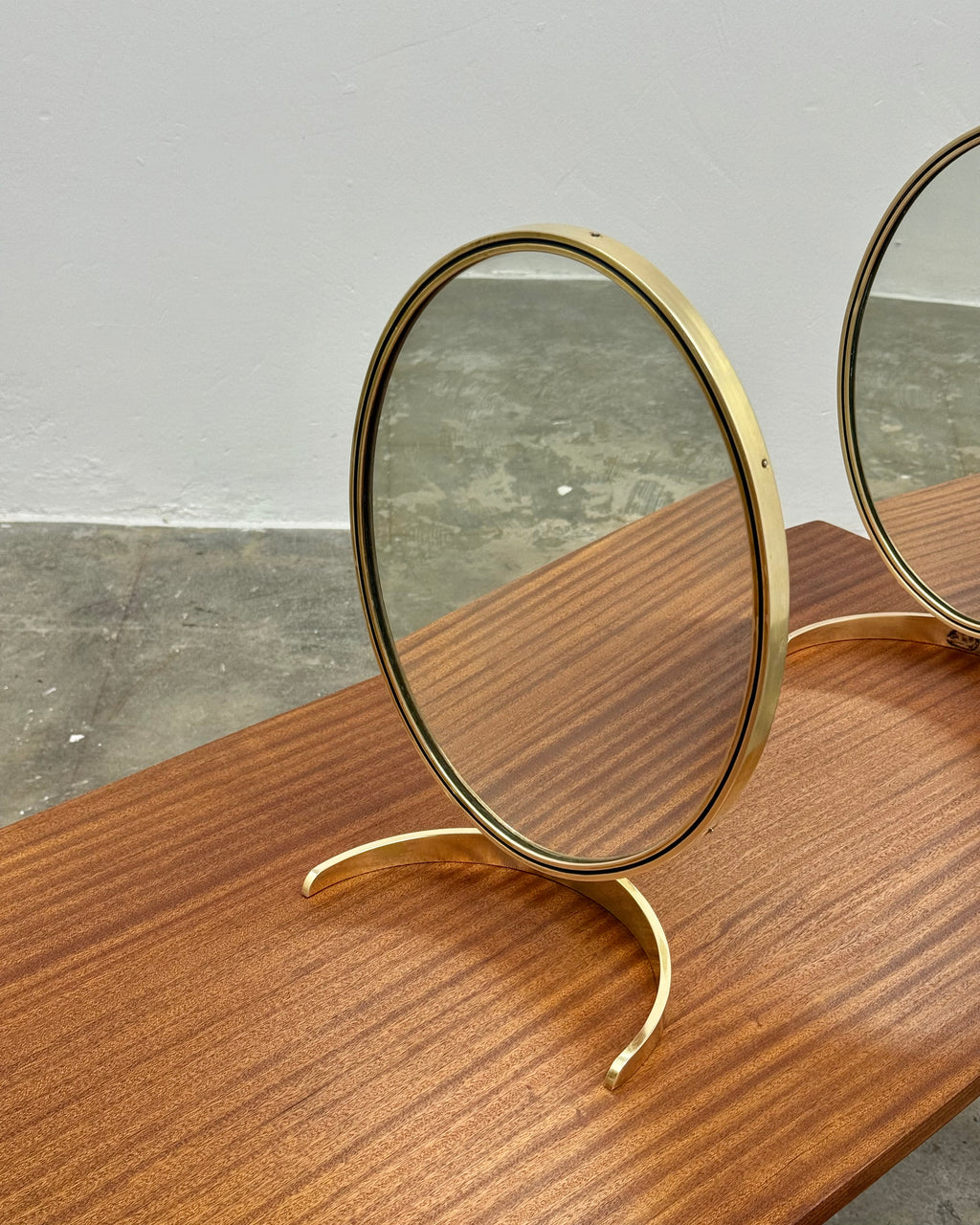 RETRO SOLID BRASS VANITY MIRROR (2 AVAILABLE)