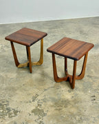 MID-CENTURY PAIR OF SIDE TABLES