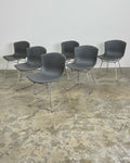 6 x ORIGINAL BERTOIA PLASTIC SIDE CHAIRS - KNOLL