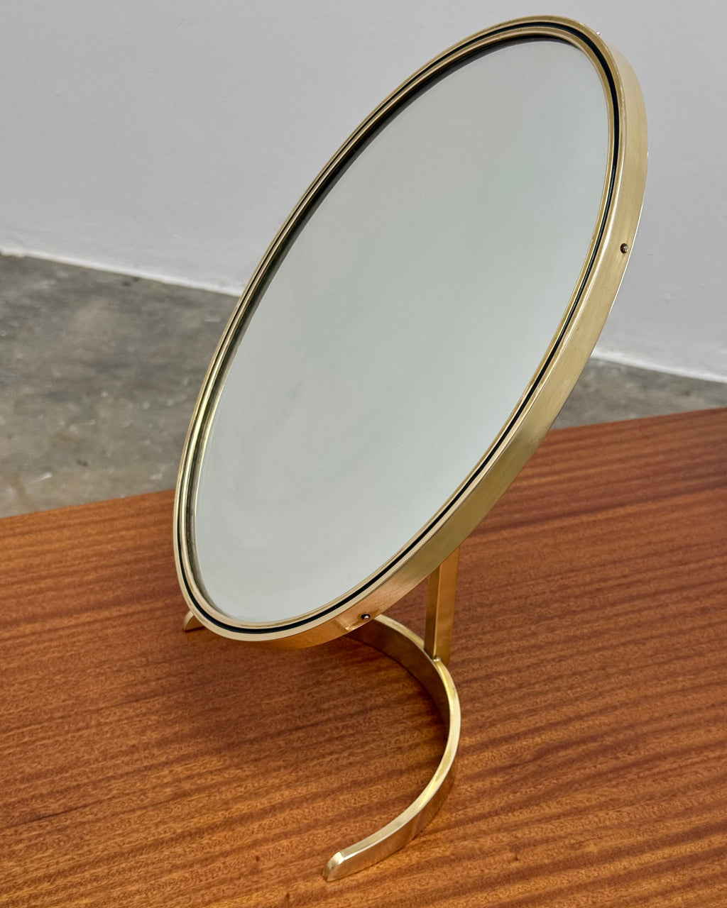 RETRO SOLID BRASS VANITY MIRROR (2 AVAILABLE)