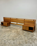 QUEEN HEADBOARD & PEDESTALS BY TORRENTE