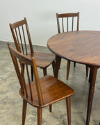 SOLID IMBUIA ‘KARIN’ DINING SET - EE MEYER FOR BINNEHUIS