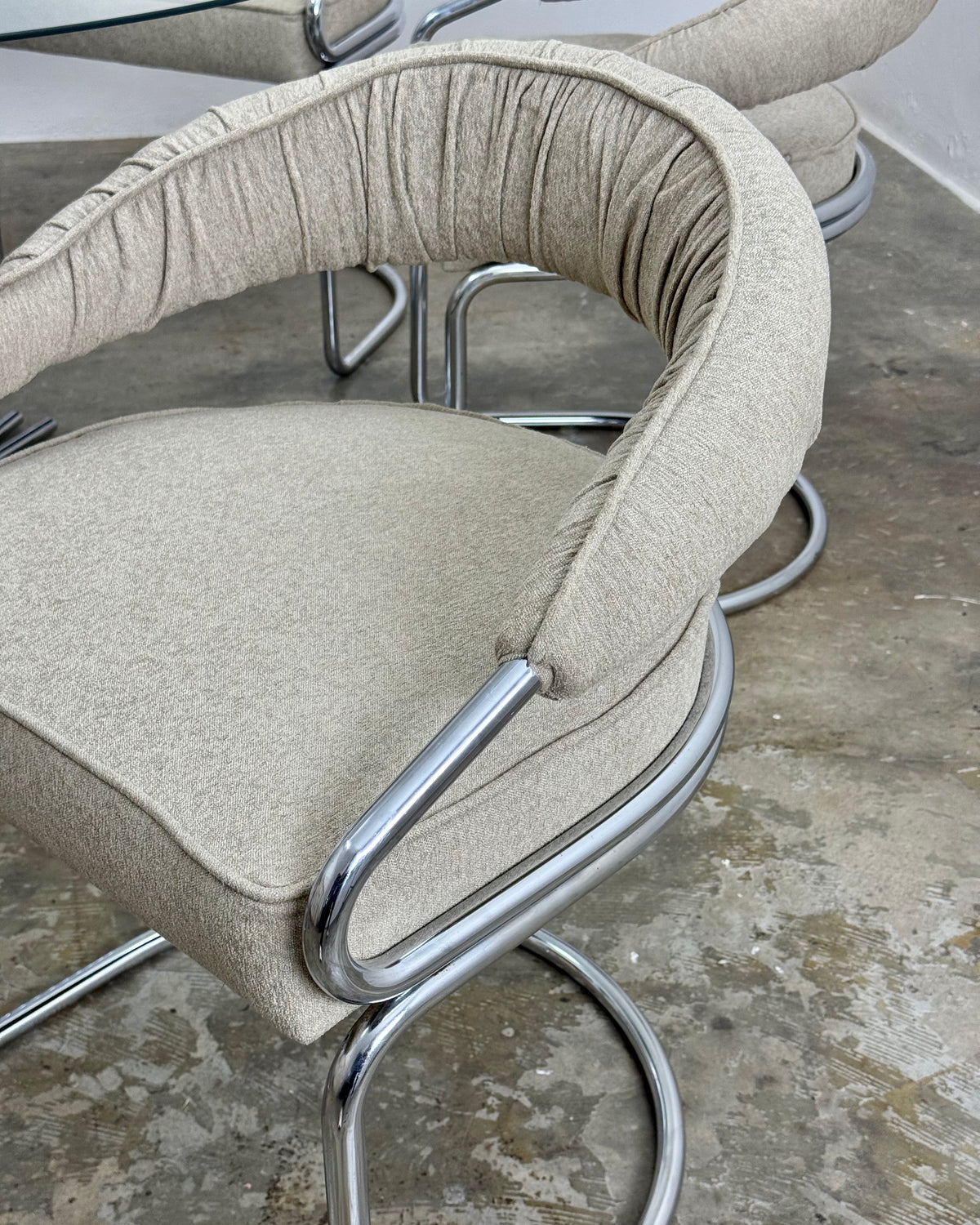 RETRO DINING TABLE AND CHAIRS