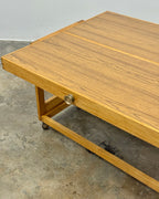 MID-CENTURY METAMORPHIC DRINKS TROLLEY