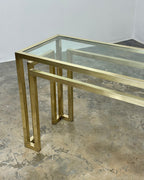 VINTAGE BRASS SERVER